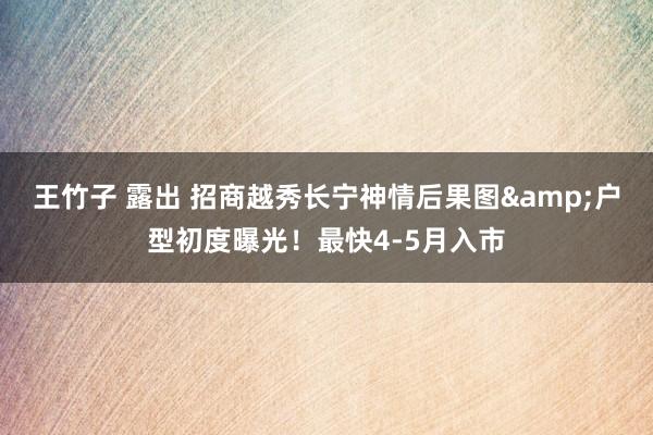 王竹子 露出 招商越秀长宁神情后果图&户型初度曝光！最快4-5月入市
